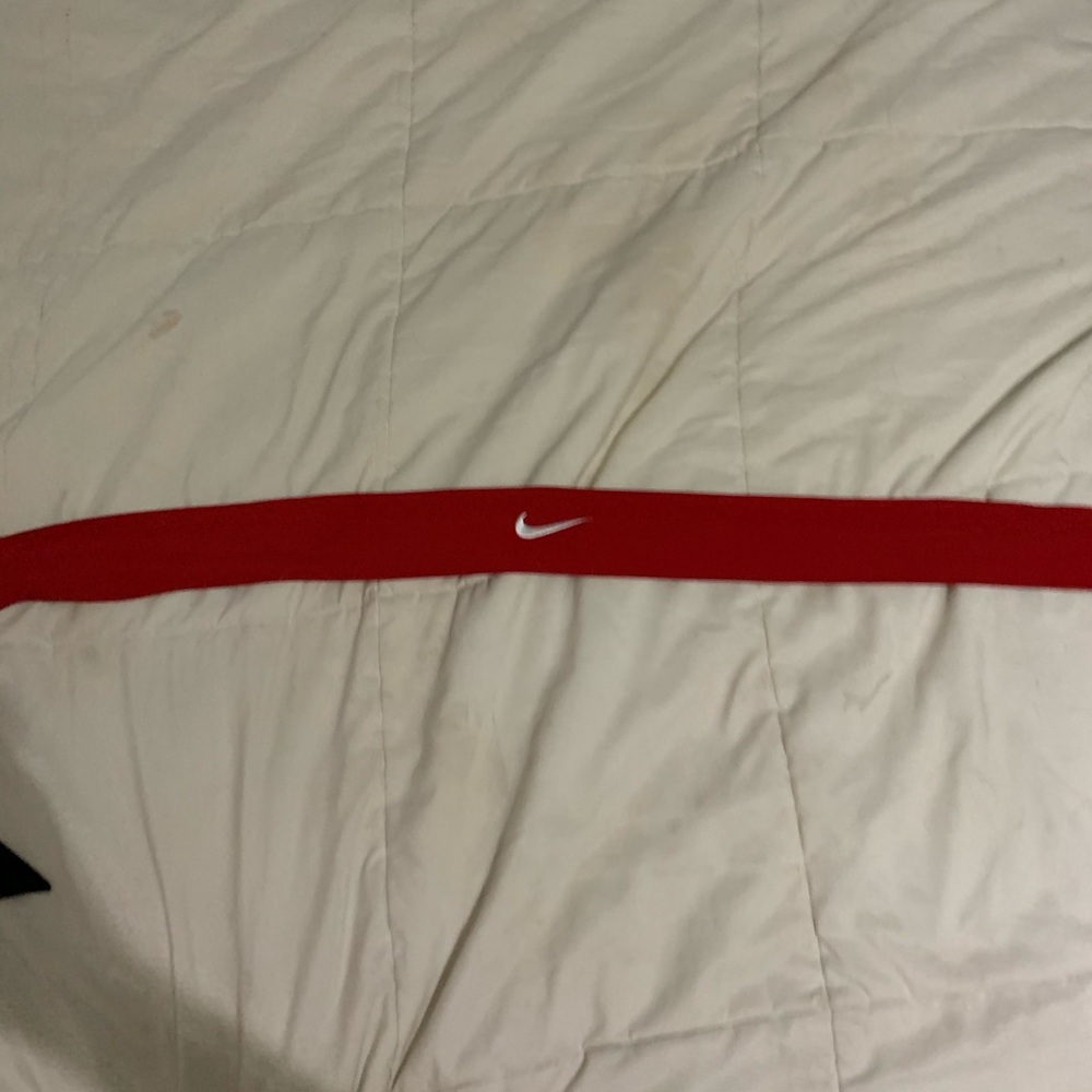 red nike wrap headband